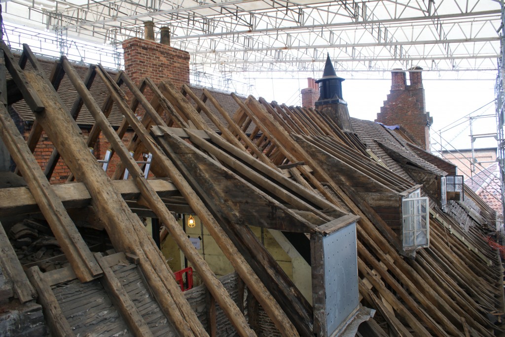 Roofing works